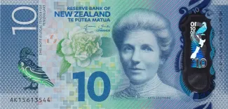 New Zealand 10 Dollars, 2015 image