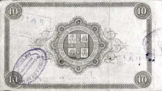 New Zealand 10 Pounds, 1902-1921 reverse