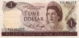 New Zealand 1 Dollar - Elizabeth II, 1977 image