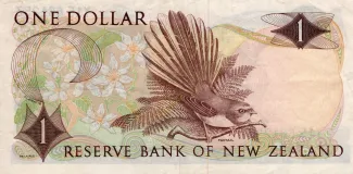 New Zealand 1 Dollar - Elizabeth II, 1967-1981 reverse