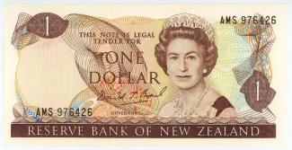 New Zealand 1 Dollar - Elizabeth II, 1989 image