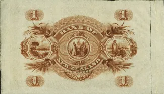 New Zealand 1 Pound, 1902-1916 reverse