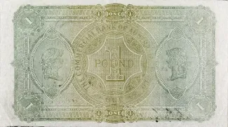 New Zealand 1 Pound, 1914-1919 reverse