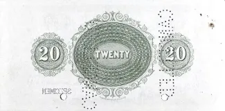 New Zealand 20 Pounds, 1924-1926 reverse
