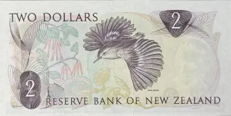 New Zealand 2 Dollars - Elizabeth II, 1967-1981 reverse