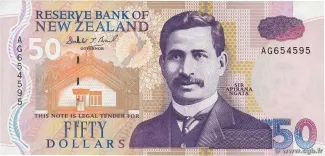 New Zealand 50 Dollars, 1992 image