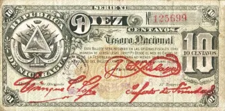 Nicaragua 10 Centavos, 1894