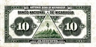 Nicaragua 10 Centavos, 1914-1926 reverse