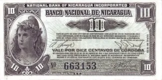 Nicaragua 10 Centavos, 1938 image