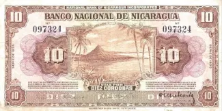 Nicaragua 10 Córdobas, 1935 image