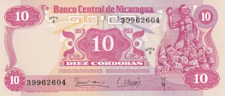 Nicaragua 10 Córdobas, 1979 image