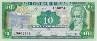Nicaragua 10 Córdobas, 1990 image