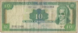 Nicaragua 10 Córdobas, 1999 image