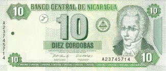 Nicaragua 10 Córdobas, 2002 image