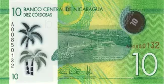 Nicaragua 10 Córdobas, 2022 image