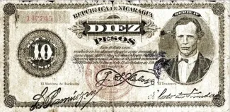 Nicaragua 10 Pesos, 1894