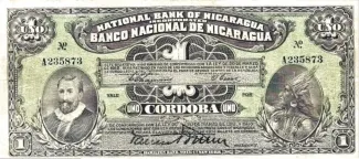 Nicaragua 1 Córdoba, 1918 image