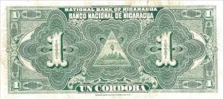 Nicaragua 1 Córdoba, 1914-1918 reverse