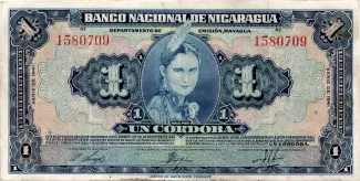 Nicaragua 1 Córdoba, 1945 image