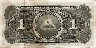 Nicaragua 1 Córdoba, 1941-1945 reverse