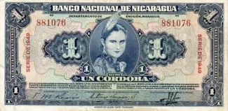 Nicaragua 1 Córdoba, 1951 image