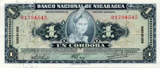 Nicaragua 1 Córdoba, 1960 image