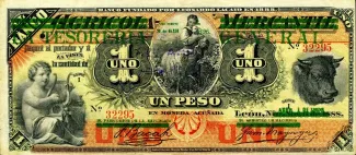 Nicaragua 1 Peso, 1896