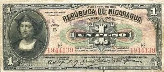 Nicaragua 1 Peso, 1910
