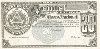 Nicaragua 20 Centavos, 1894
