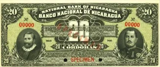 Nicaragua 20 Córdobas, 1912 image