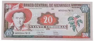 Nicaragua 20 Córdobas, 1995 image