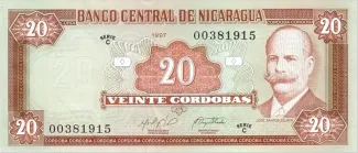 Nicaragua 20 Córdobas, 1997 image