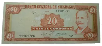 Nicaragua 20 Córdobas, 1999 image