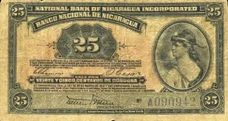 Nicaragua 25 Centavos, 1918 image