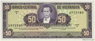 Nicaragua 50 Córdobas, 1968 image