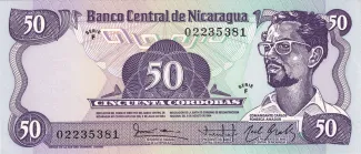 Nicaragua 50 Córdobas, 1984 image