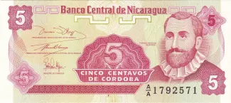 Nicaragua 5 Centavos, 1991 image
