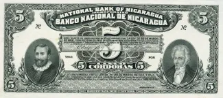Nicaragua 5 Córdobas, 1912 image