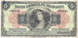 Nicaragua 5 Córdobas, 1935 image