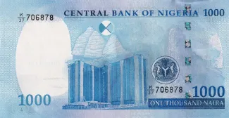 Nigeria 1.000 Naira, 2022-2024 reverse