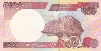 Nigeria 100 Naira, 1999-2014 reverse