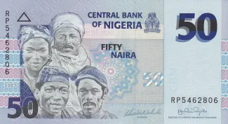 Nigeria 50 Naira, 2008 image