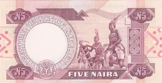 Nigeria 5 Naira, 2001-2005 (1984-2005) reverse