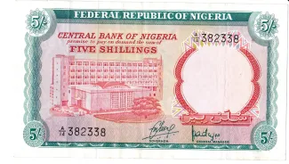 Nigeria 5 Shillings, 1968 image