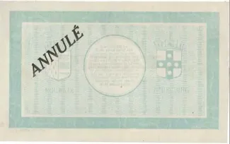Nord, Department of 10 Francs, 1916-1917 reverse