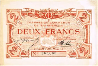 Nord, Department of 2 Francs,  image