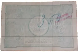Nord, Department of 5 Francs, 1917 reverse