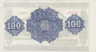 Northern Ireland 100 Pounds, 1929 reverse
