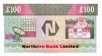 Northern Ireland 100 Pounds, 1990 reverse