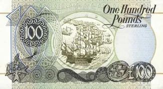 Northern Ireland 100 Pounds, 1994-1996 reverse